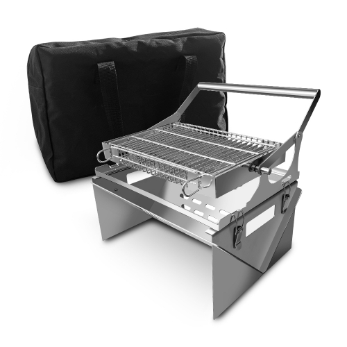 bbq grill Camping turnover The top bbq grid could over turn 360⁰through the handle,charcoal pan with foldable legs